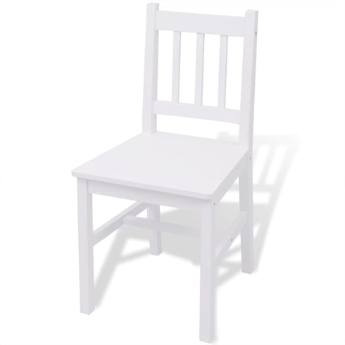 Maison Madeleine -  Seven Piece Dining Set Pinewood White